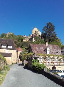 Début de rando à Castelnaud